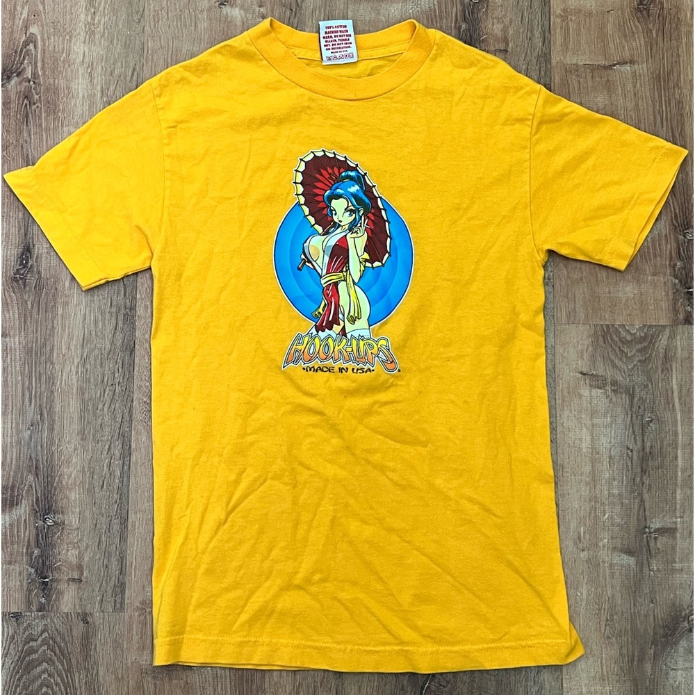 VTG 90’s Hook-Ups Skateboards Orange T-shirt, S
